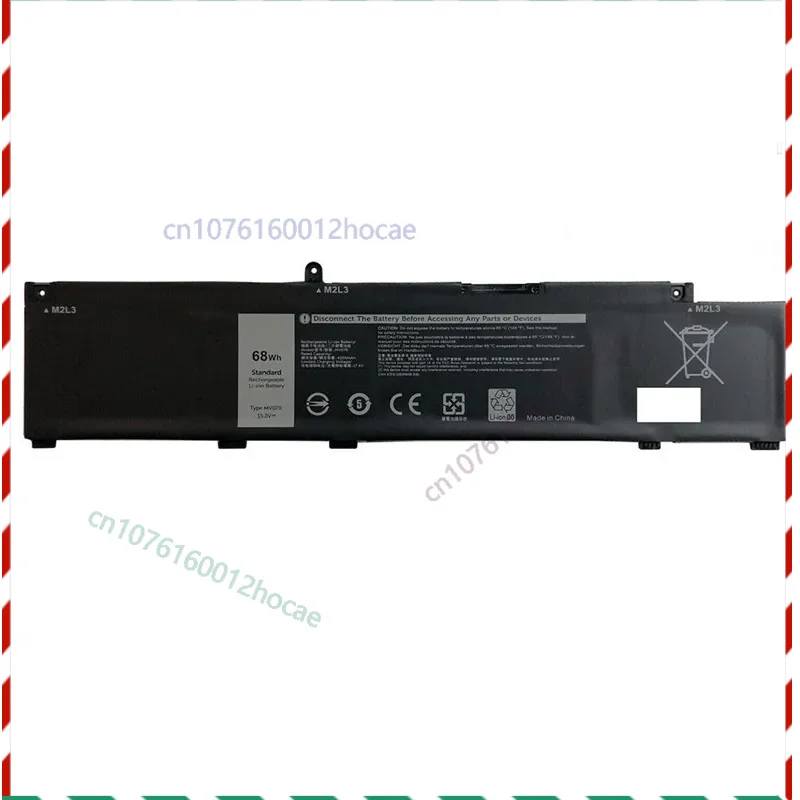 New Lithium-ion Laptop Battery MV07R 15.2V 68Wh for Dell G3 15 3500 G5 15 5500 5505 5590 G7 7590 7790 266J9 72WGV W5W19 M4GWP
New Lithium-ion Laptop Battery MV07R 15.2V 68Wh for Dell G3 15 3500 G5 15 5500 5505 5590 G7 7590 7790 266J9 72WGV W5W19 M4GWP