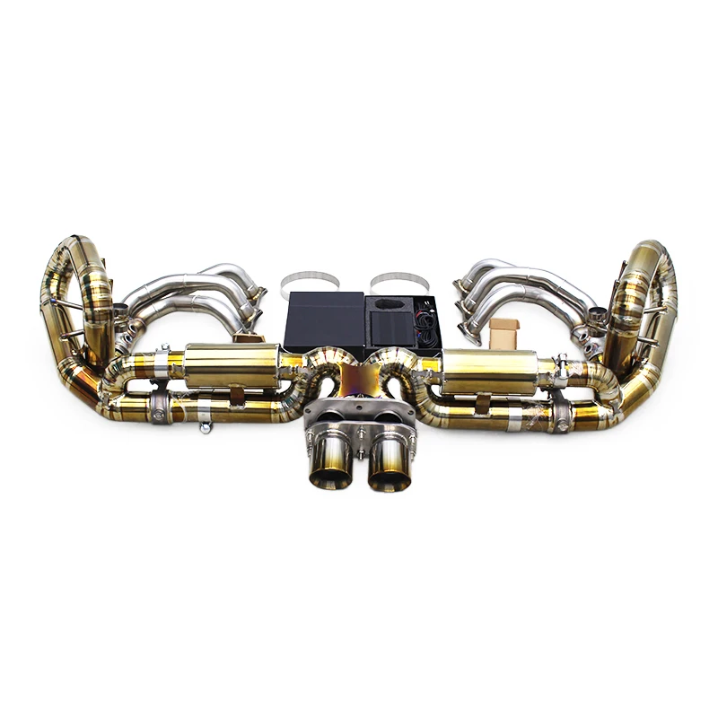 OBM Titanium Catback Exhaust Pipe SUS304 Manifold For Porsche 911 991/991.1 GT3 4.0L 2015-2018 With Valve Muffler Exhaust System
OBM Titanium Catback Exhaust Pipe SUS304 Manifold For Porsche 911 991/991.1 GT3 4.0L 2015-2018 With Valve Muffler Exhaust System