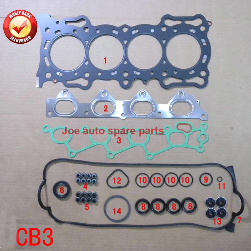 F20A3 F20A6 F20A4 Engine Full Gasket Set kit for For Honda ACCORD / PRELUDE IV 2.0 16V 1997CC 1989-1997
F20A3 F20A6 F20A4 Engine Full Gasket Set kit for For Honda ACCORD / PRELUDE IV 2.0 16V 1997CC 1989-1997