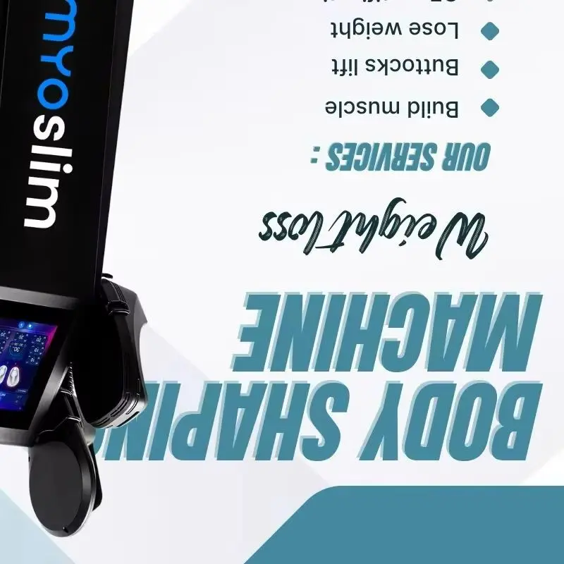 EMS RF MYOslim 6500W Body Slimming Sculpting Machine NEO Professional Equipment Build Muscle Fat Burning EMS Muscle Stimulator
EMS RF MYOslim 6500W Body Slimming Sculpting Machine NEO Professional Equipment Build Muscle Fat Burning EMS Muscle Stimulator