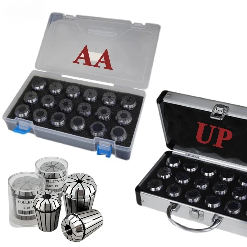 ER20 ER25 ER32 ER40 Set ER Spring Collet Chuck 0.008mm 0.005mm for CNC Milling Tool Holder Engraving Machine Lathe
ER20 ER25 ER32 ER40 Set ER Spring Collet Chuck 0.008mm 0.005mm for CNC Milling Tool Holder Engraving Machine Lathe
