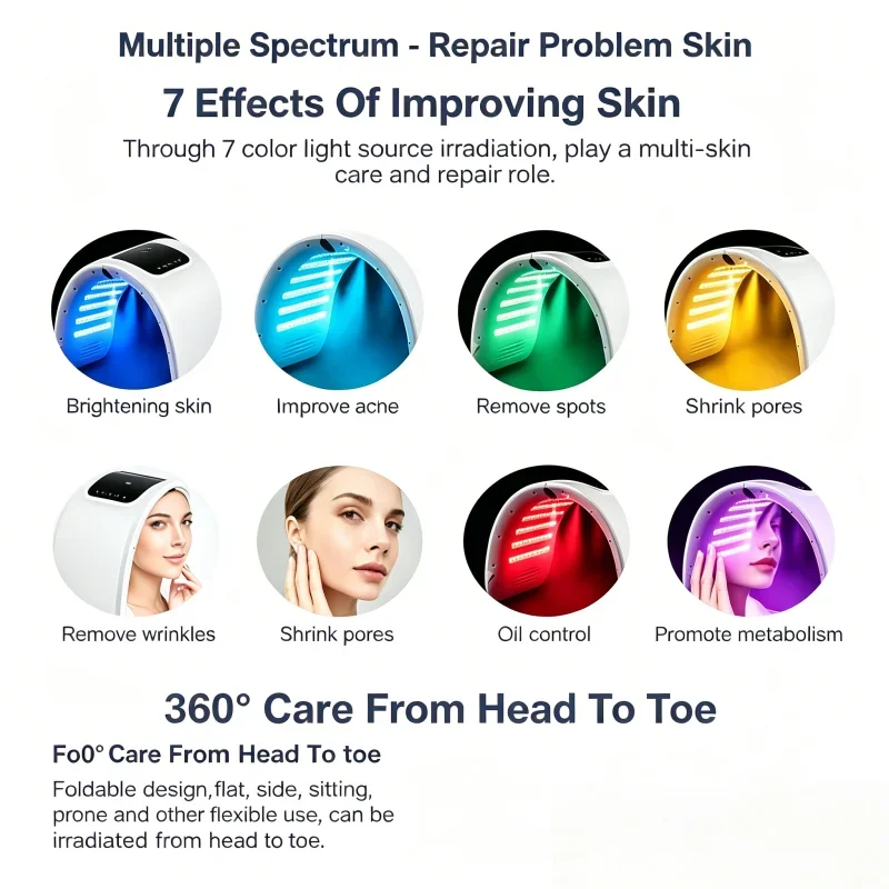 Top Rated LED Photon Machine With Nano Spray Moisturizing Face Body Mask Salon SPA Home Use Skin Rejuvenation Acne Care
Top Rated LED Photon Machine With Nano Spray Moisturizing Face Body Mask Salon SPA Home Use Skin Rejuvenation Acne Care