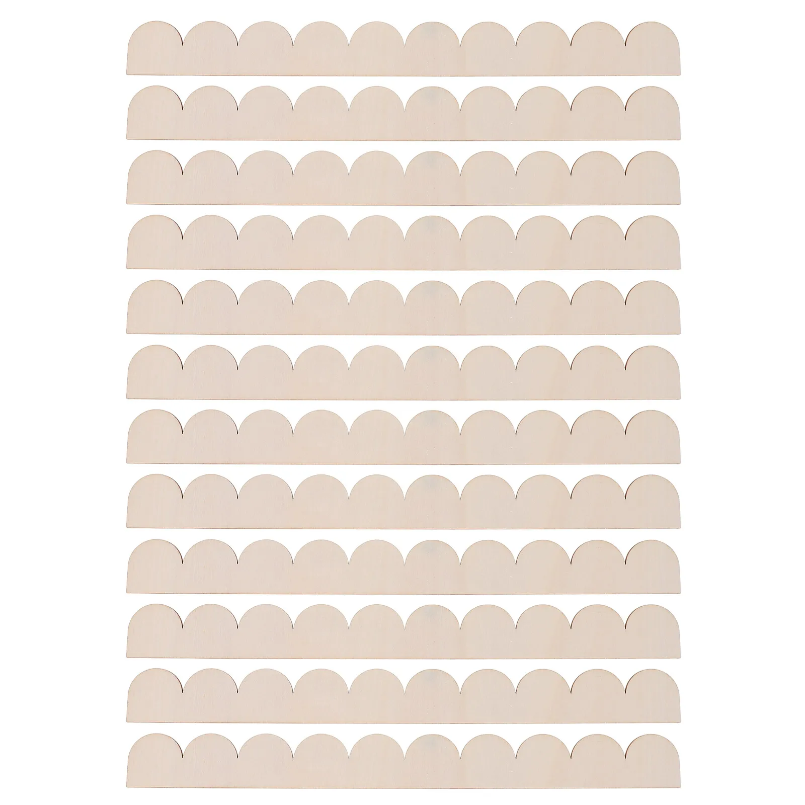 12pcs Fan-shaped Wooden Border Unfinished Strips DIY Moulding Durable Wood Scalloped Cabinet Versatile Application Natural Grain
12pcs Fan-shaped Wooden Border Unfinished Strips DIY Moulding Durable Wood Scalloped Cabinet Versatile Application Natural Grain