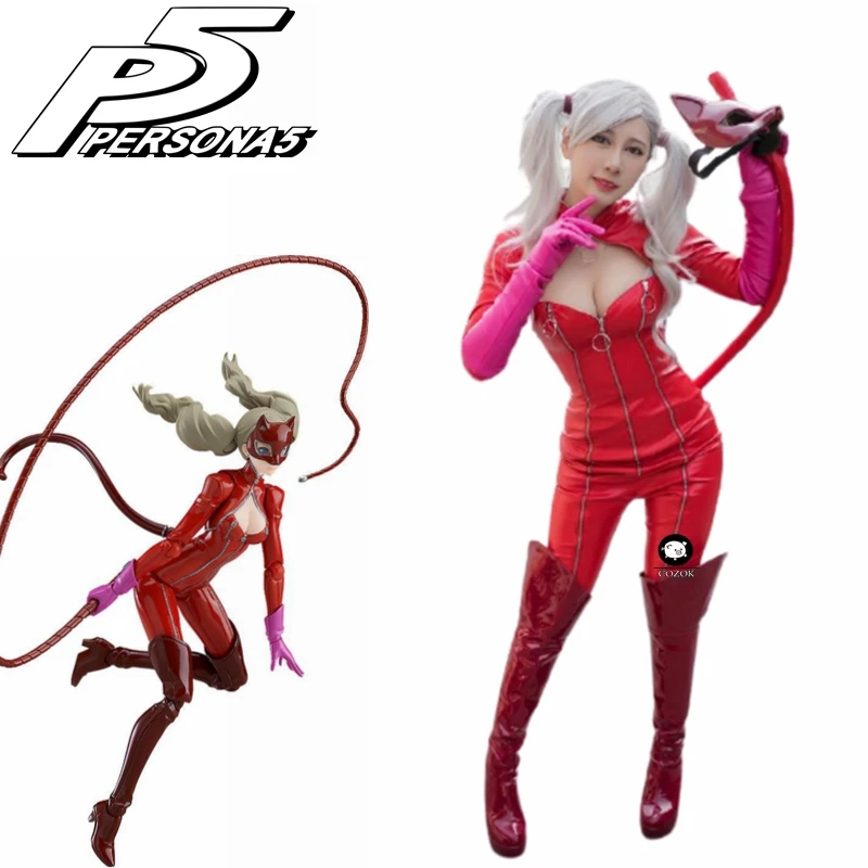 Энн Такамаки Пантера красные колготки косплей костюм для женщин и девочек карнавальные костюмы на Хэллоуин 
Энн Такамаки Пантера красные колготки косплей костюм для женщин и девочек карнавальные костюмы на Хэллоуин