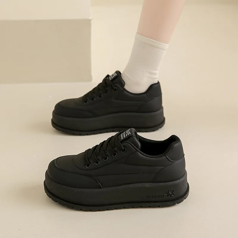 Women Thick Sports Shoes Women Platform Sports Shoes Comfortable Non Slip Shoes Fashionable Height Increasing Sports Board Shoe
Women Thick Sports Shoes Women Platform Sports Shoes Comfortable Non Slip Shoes Fashionable Height Increasing Sports Board Shoe
