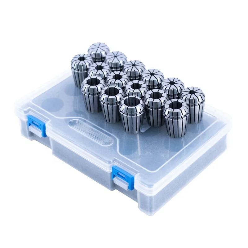 Machine Tools DIN6499B High Precision Clamping 0.008mm ER25 Spring Collets ER25 15pcs Set with Plastic Box ER25 Collet Set
Machine Tools DIN6499B High Precision Clamping 0.008mm ER25 Spring Collets ER25 15pcs Set with Plastic Box ER25 Collet Set