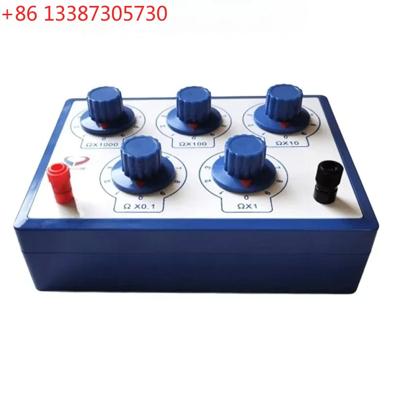 J2361 Resistance Box Precision Variable Decade Resistor 0-9999.9 Resistance Meters For Physical Teaching Electrical Instruments
J2361 Resistance Box Precision Variable Decade Resistor 0-9999.9 Resistance Meters For Physical Teaching Electrical Instruments