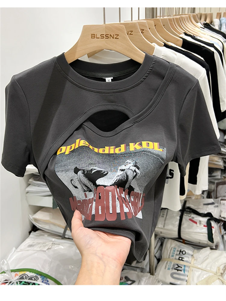 Summer Women T Shirt T-Shirt Woman Clothes Tops Tshirt Female Crop Top Tees Y2k Para Mujer Ropa De Mujer Roupas Feminina Traf
Summer Women T Shirt T-Shirt Woman Clothes Tops Tshirt Female Crop Top Tees Y2k Para Mujer Ropa De Mujer Roupas Feminina Traf