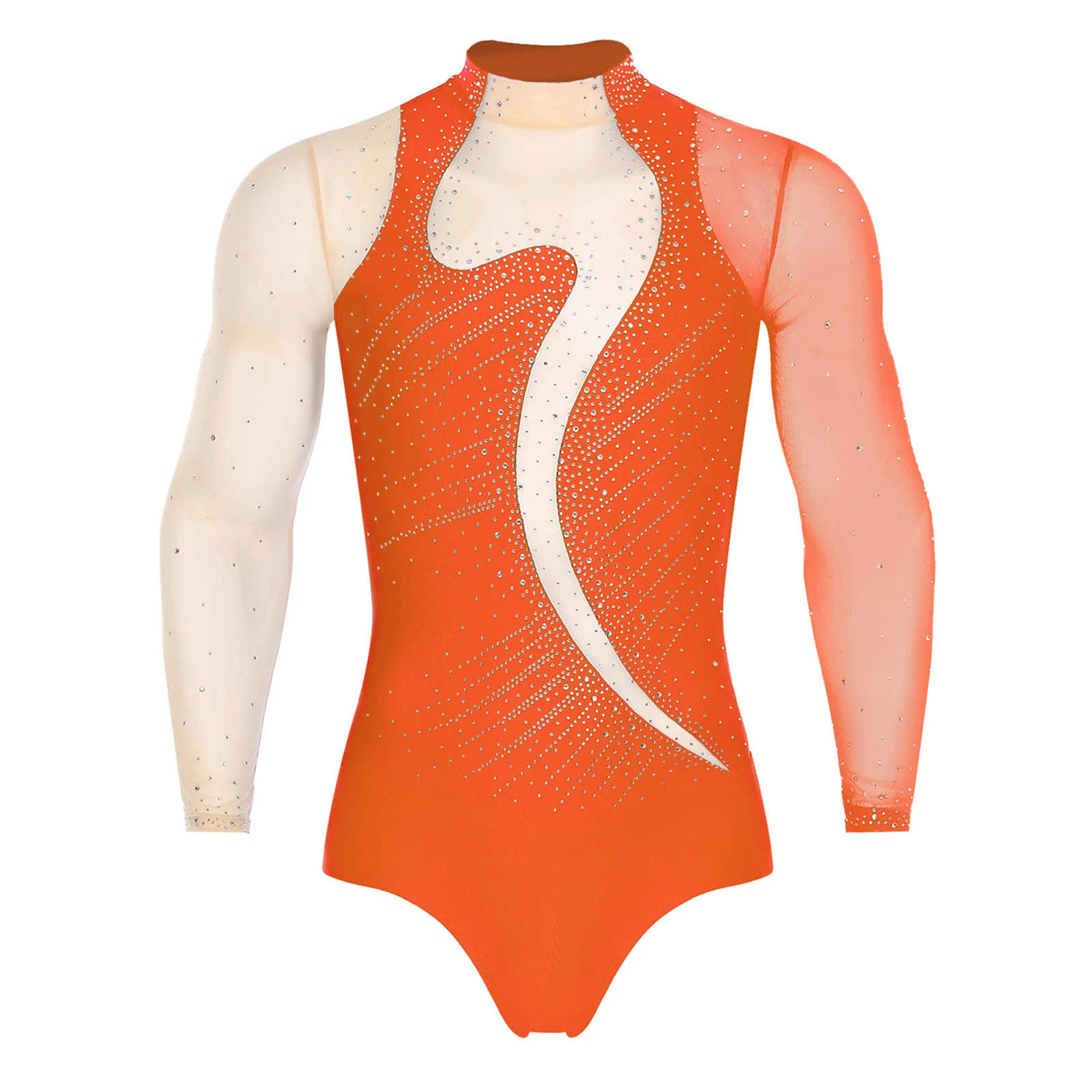 Figure Skating Jumpsuit Mens Ballet Latin Dance Leotard Contrast Color Rhinestones Bodysuit Adult Gymnastics Performance Clothes
Figure Skating Jumpsuit Mens Ballet Latin Dance Leotard Contrast Color Rhinestones Bodysuit Adult Gymnastics Performance Clothes