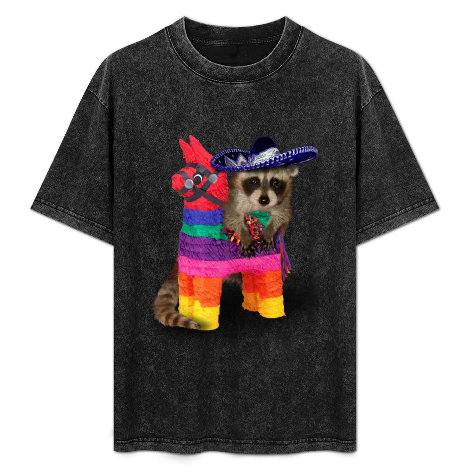 Mexican Raccoon T-Shirt Graphic Print Short Sleeve T-Shirt
Mexican Raccoon T-Shirt Graphic Print Short Sleeve T-Shirt