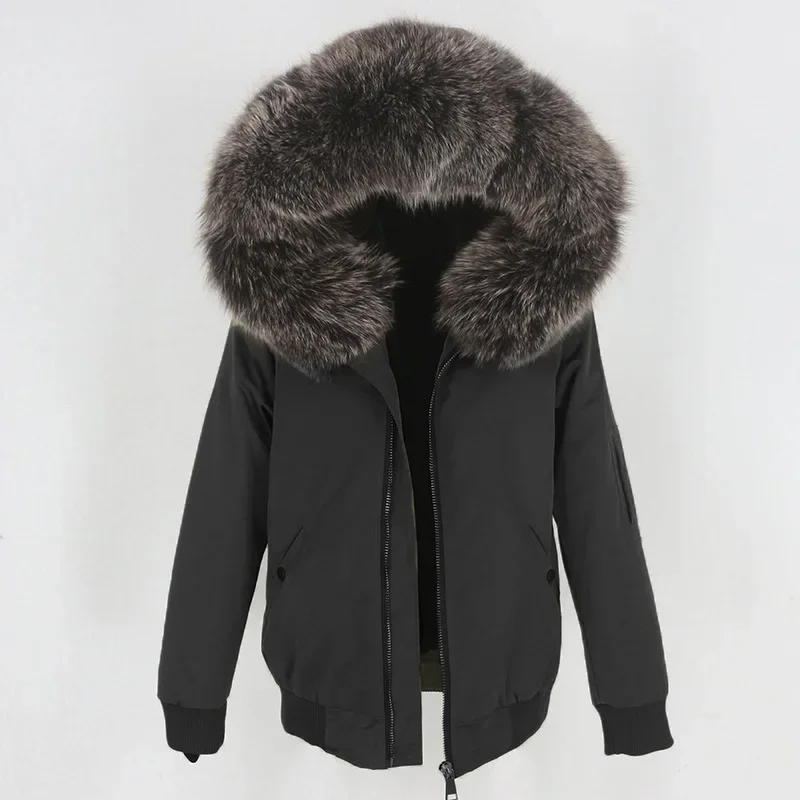 New Design Winter High End Parkas for Women Casual Short Design Outerwear Hooded Polit Jackets with Large Fur Decoration
New Design Winter High End Parkas for Women Casual Short Design Outerwear Hooded Polit Jackets with Large Fur Decoration