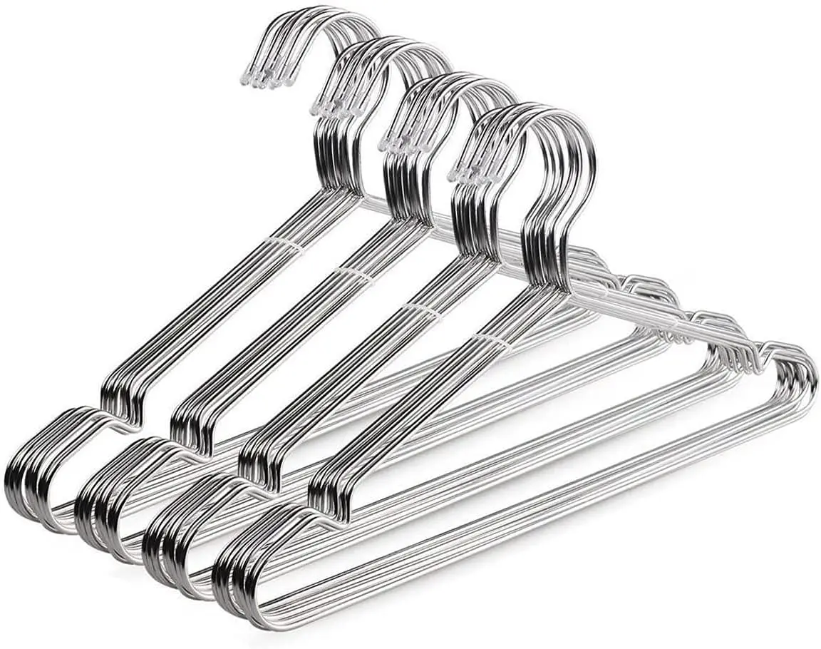 TIMMY Wire Hangers 40 Pack Stainless Steel Strong Metal Coat Hanger Clothes 16.5 Inch
TIMMY Wire Hangers 40 Pack Stainless Steel Strong Metal Coat Hanger Clothes 16.5 Inch
