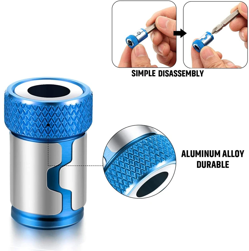 Universal Magnetic Ring Alloy Magnetic Ring Screwdriver Bit Anti-corrosion Strong Magnetizer Drill Bit Magnetic Ring Tool
Universal Magnetic Ring Alloy Magnetic Ring Screwdriver Bit Anti-corrosion Strong Magnetizer Drill Bit Magnetic Ring Tool