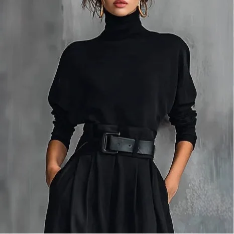 2026 Spring And Autumn New Minimalist Style Mercerized Solid Color Long Sleeve T-Shirt For Women Back Center Seam Cotton Base
2026 Spring And Autumn New Minimalist Style Mercerized Solid Color Long Sleeve T-Shirt For Women Back Center Seam Cotton Base