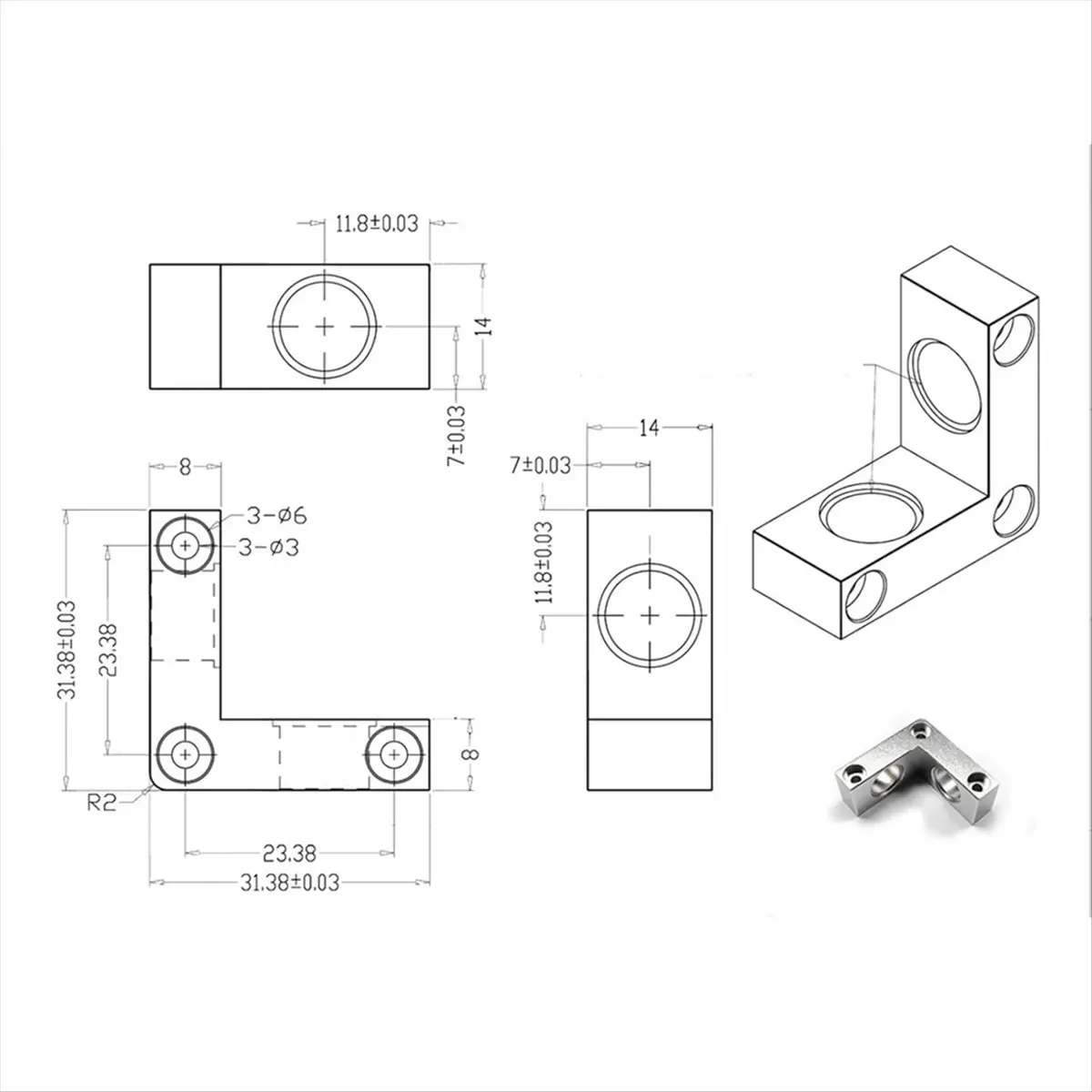 HOME USE-A Angle Steering 90 Degree Micro-Steering -Right Angle Commutator 1:1 Transmission Bevel Gear (5mm to 5mm Shaft)
HOME USE-A Angle Steering 90 Degree Micro-Steering -Right Angle Commutator 1:1 Transmission Bevel Gear (5mm to 5mm Shaft)