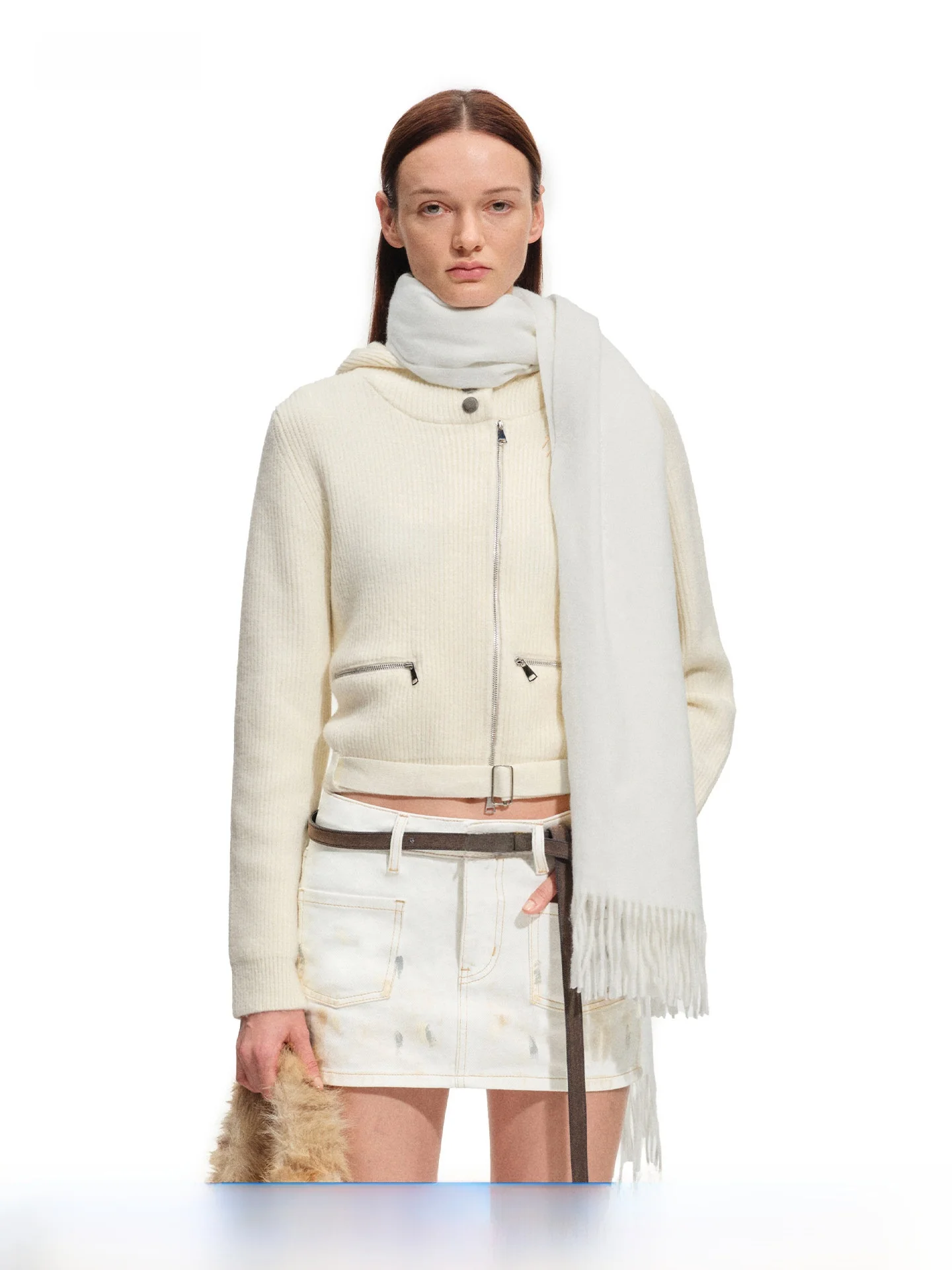 Naws Lin Geared Woolen Sweater Jaet ort Length Hooded Knitted Open Cardigan Slimming Effect Pit Stripe Pattern Women's Fa...
Naws Lin Geared Woolen Sweater Jaet ort Length Hooded Knitted Open Cardigan Slimming Effect Pit Stripe Pattern Women's Fa...
