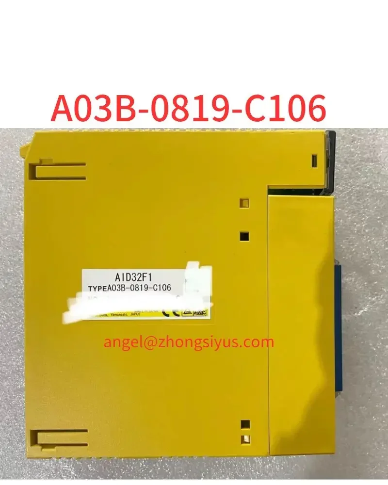 Used A03B-0819-C106 IO module
Used A03B-0819-C106 IO module