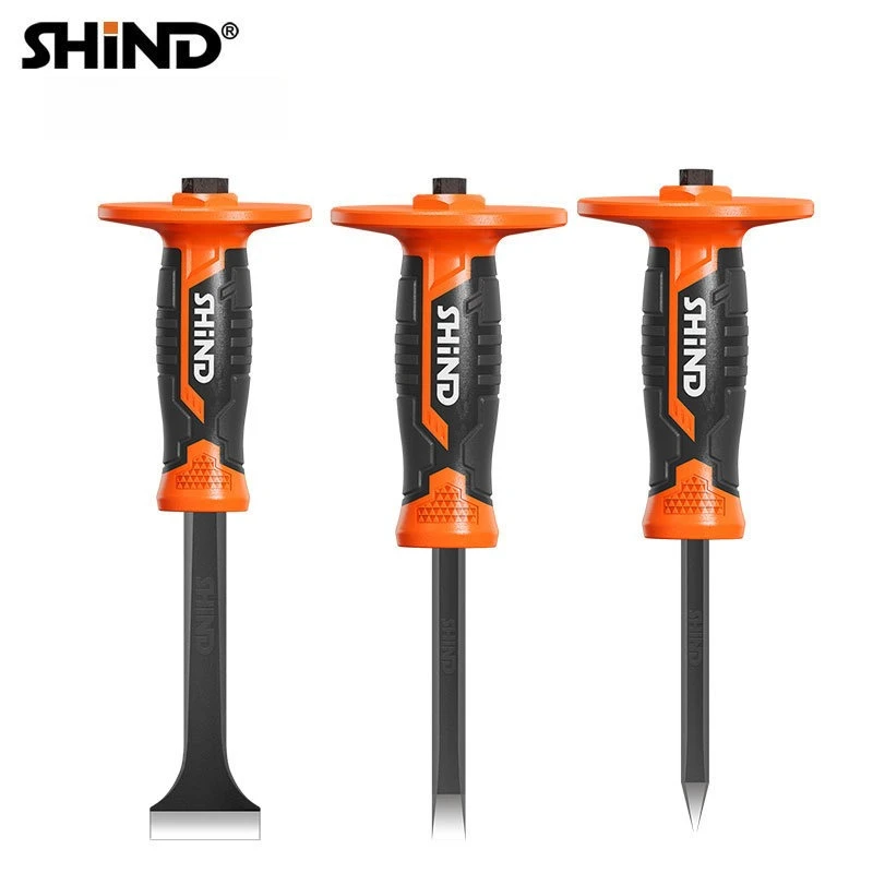 Professional Wood Chisel Set Chrome-Vanadium Steel Digging Tools for Brick Metal Stone - Punch Mechanics Chisel Piece 
Professional Wood Chisel Set Chrome-Vanadium Steel Digging Tools for Brick Metal Stone - Punch Mechanics Chisel Piece