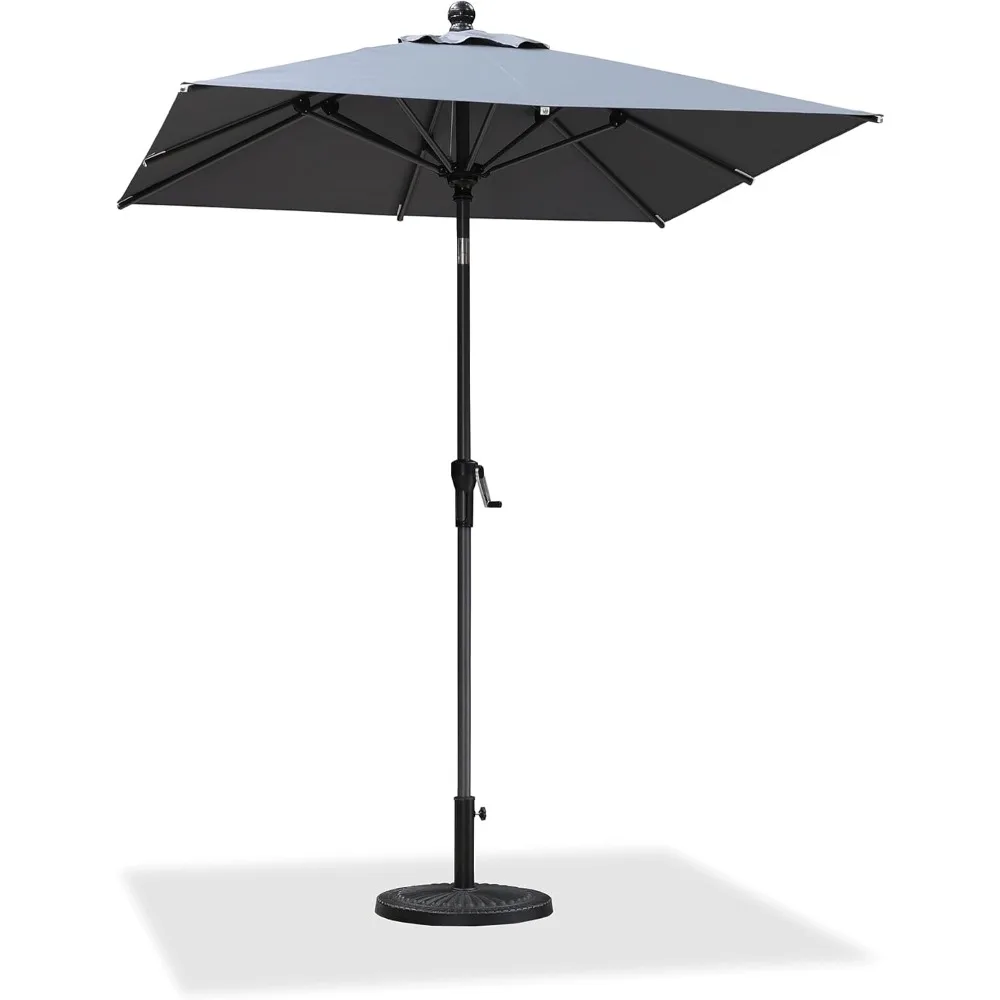 6' x 6' Square Patio Market Umbrella with Base Outdoor Table Umbrellas Aluminum Frame Sun Shade with 8 Sturdy Ribs Tilt for Gar
6' x 6' Square Patio Market Umbrella with Base Outdoor Table Umbrellas Aluminum Frame Sun Shade with 8 Sturdy Ribs Tilt for Gar