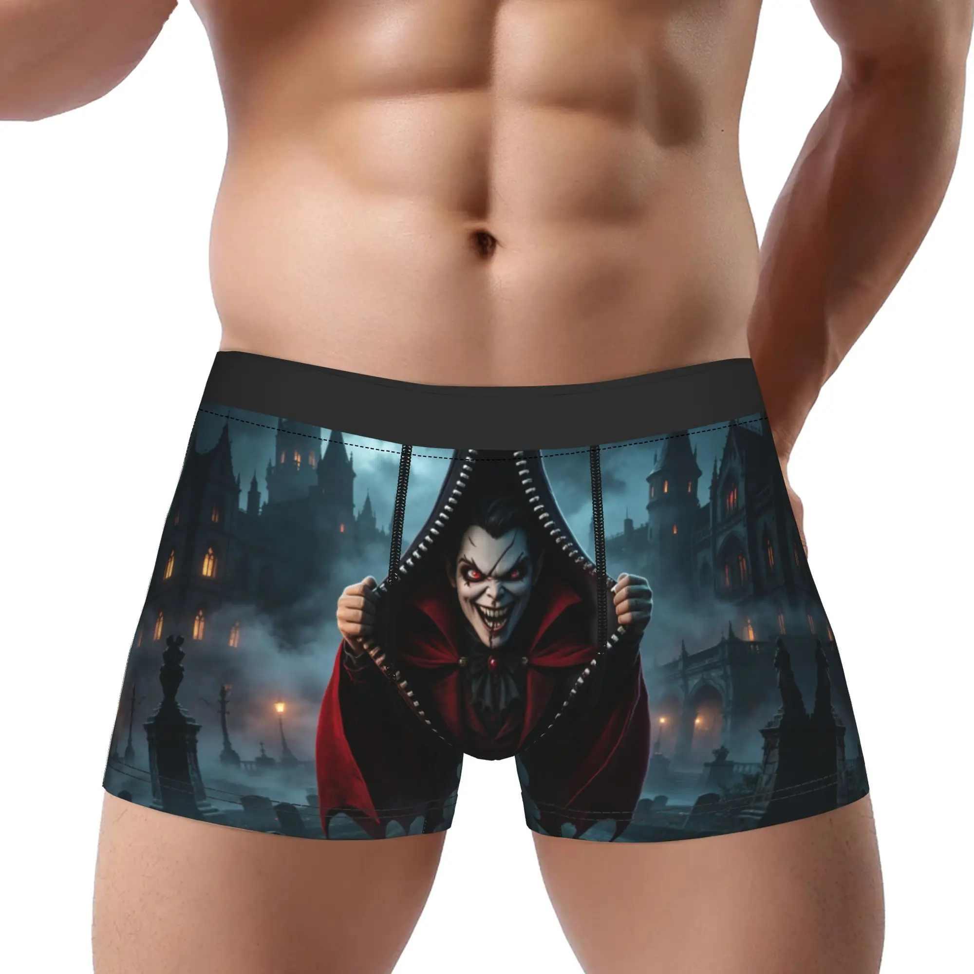 Funny and scary cartoon character 3D zipper peeking out Underpants Breathbale Panties Male Underwear Print Shorts Boxer Briefs
Funny and scary cartoon character 3D zipper peeking out Underpants Breathbale Panties Male Underwear Print Shorts Boxer Briefs