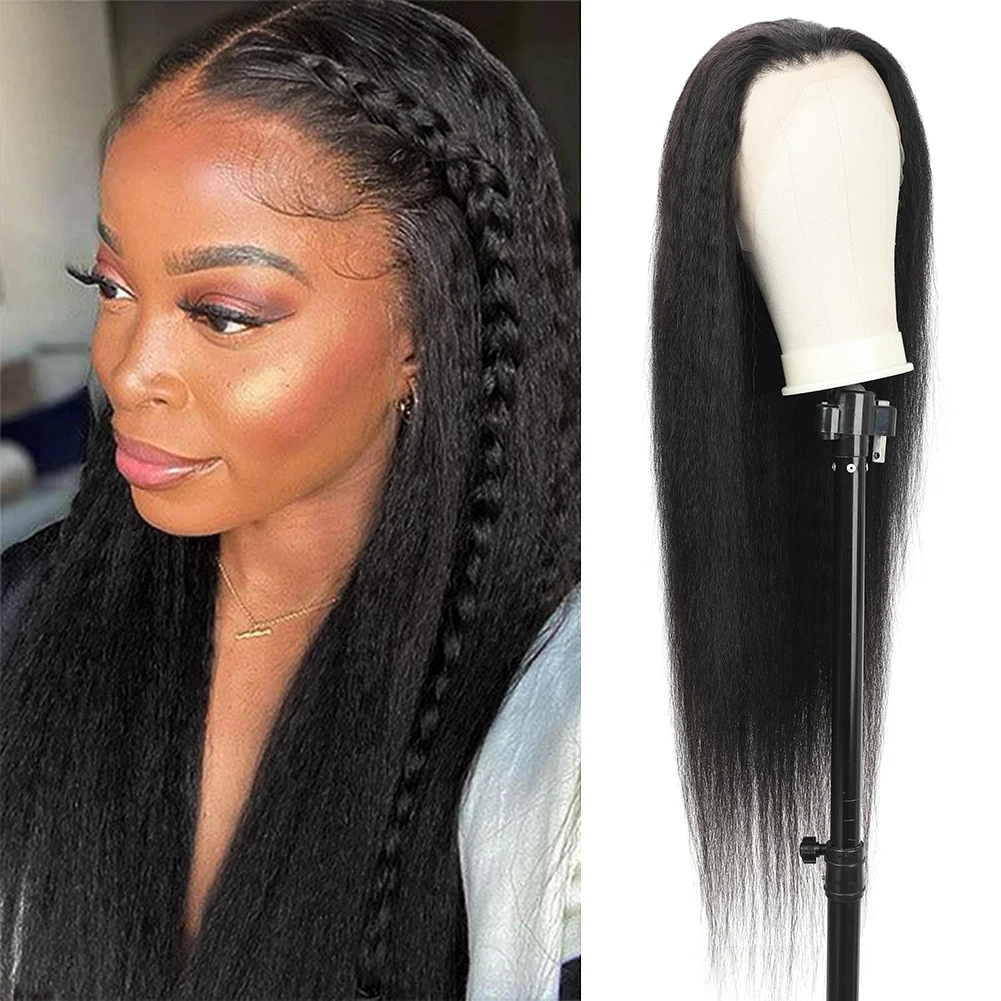 Yaki Straight 13x4 Lace Front Wigs Human Hair For Women Brazilian Transparent Lace Closure Wigs Yaki Human Hair Wigs
Yaki Straight 13x4 Lace Front Wigs Human Hair For Women Brazilian Transparent Lace Closure Wigs Yaki Human Hair Wigs