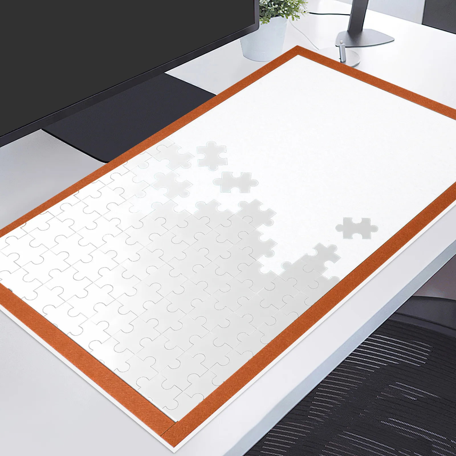 Jigsaw Puzzle Mat Foldable with Frame Non-Slip Board for Floor Tabletop Puzzle Storage Organizer Portable Solution
Jigsaw Puzzle Mat Foldable with Frame Non-Slip Board for Floor Tabletop Puzzle Storage Organizer Portable Solution