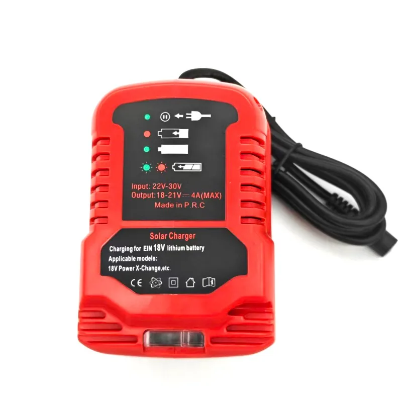 Portable Cordless Tool Battery Charger Compatible for Makita/Milwaukee/Bosch 18V Li-ion Batteries Solar Charger for Solar Panels
Portable Cordless Tool Battery Charger Compatible for Makita/Milwaukee/Bosch 18V Li-ion Batteries Solar Charger for Solar Panels