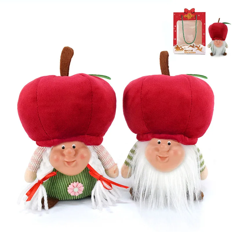 17CM Christmas Eve Gift Lucky Apple Elf Doll Statuette Decoration Ornament with Gift Bag 2025 Christmas New Year Couple Gift
17CM Christmas Eve Gift Lucky Apple Elf Doll Statuette Decoration Ornament with Gift Bag 2025 Christmas New Year Couple Gift