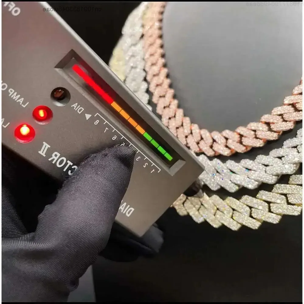 Sterling Silver Hip Hop Moissanite Cuban Link Chain Vvs Moissanite Tennis Chain Thick Miami Moissanite Necklace
Sterling Silver Hip Hop Moissanite Cuban Link Chain Vvs Moissanite Tennis Chain Thick Miami Moissanite Necklace