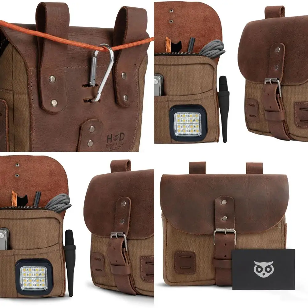 Rugged Waxed Canvas Survival Pouch: Weatherproof Outdoor Gear Bag for Travel & Hiking
Rugged Waxed Canvas Survival Pouch: Weatherproof Outdoor Gear Bag for Travel & Hiking