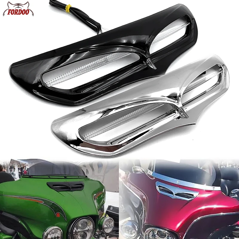 Для Harley Touring Electra Street Glide FLHX FLHTK FLHTCU 2014-2020 обтекатель мотоцикла Внешний передний акцент с W/светодиодный
Для Harley Touring Electra Street Glide FLHX FLHTK FLHTCU 2014-2020 обтекатель мотоцикла Внешний передний акцент с W/светодиодный