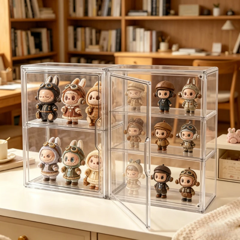 Clear Acrylic Foldable Display Box Dustproof Toy Organizer for Action Figures Figurines Blind Box Dolls
Clear Acrylic Foldable Display Box Dustproof Toy Organizer for Action Figures Figurines Blind Box Dolls