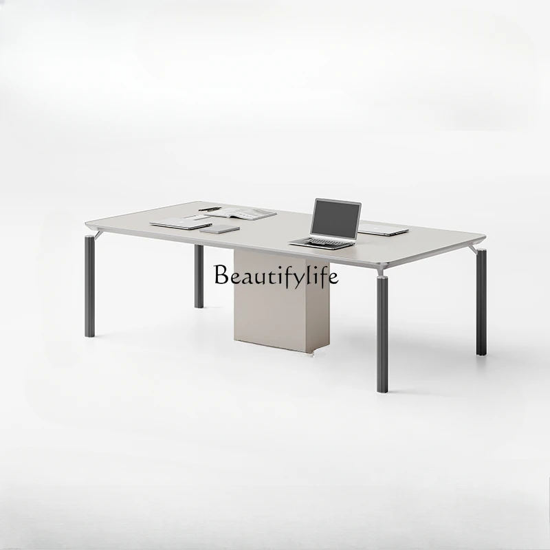 Small meeting room simple modern light luxury long table business negotiation office
Small meeting room simple modern light luxury long table business negotiation office