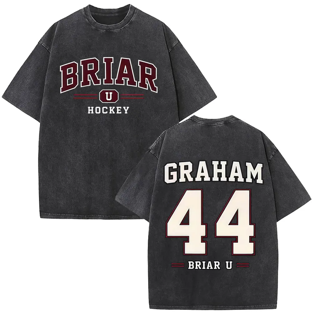 Off Campus Briar University Hockey Graham 44 Vintage Washed T-shirt Men Women Oversized T Shirts High Quality Cotton T-shirts
Off Campus Briar University Hockey Graham 44 Vintage Washed T-shirt Men Women Oversized T Shirts High Quality Cotton T-shirts