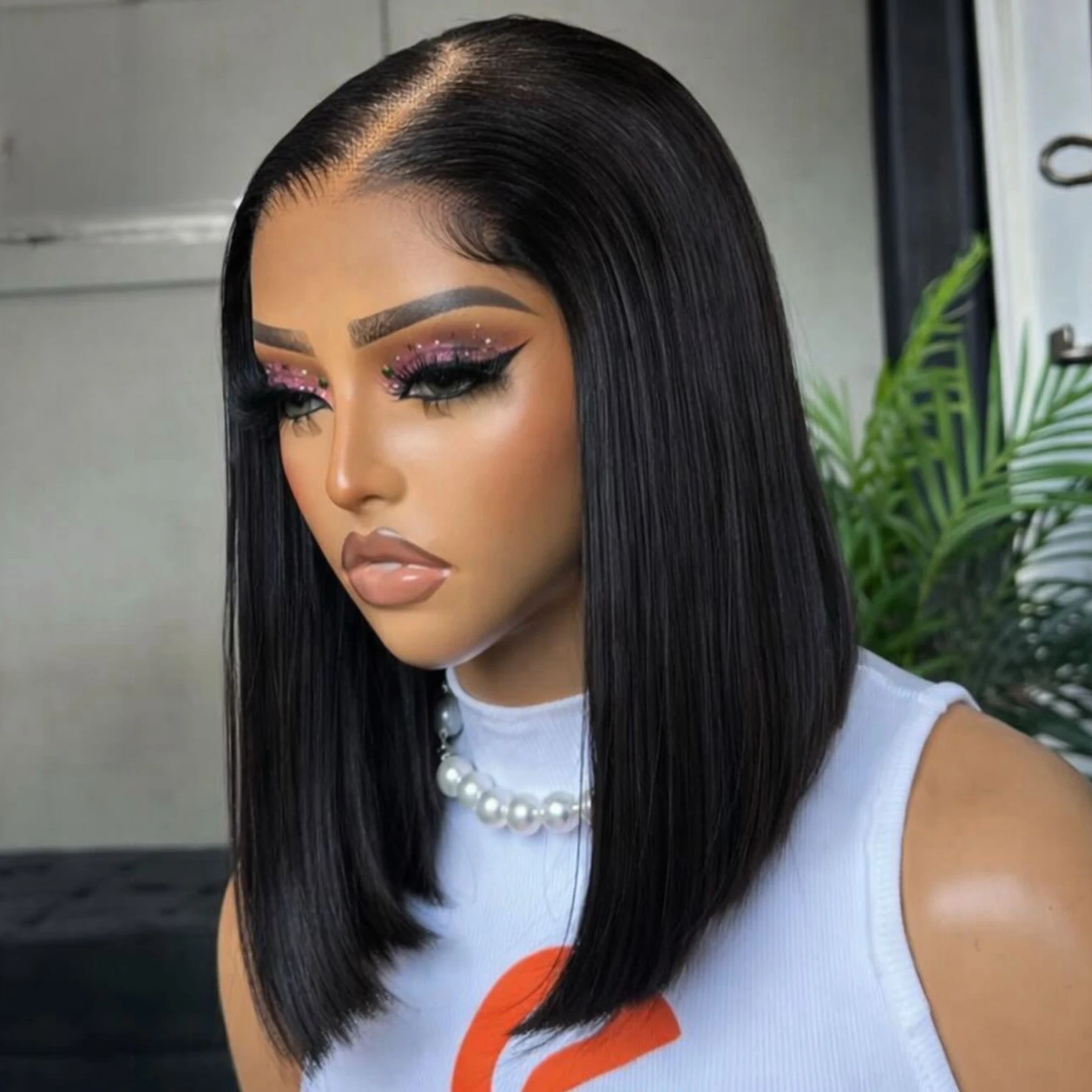 Short Bob Pixie Cut Straight 13X4X1 HD Full Lace Frontal Wigs For Black Women Preplucked Baby Hair Heat Resistant Fiber Party
Short Bob Pixie Cut Straight 13X4X1 HD Full Lace Frontal Wigs For Black Women Preplucked Baby Hair Heat Resistant Fiber Party