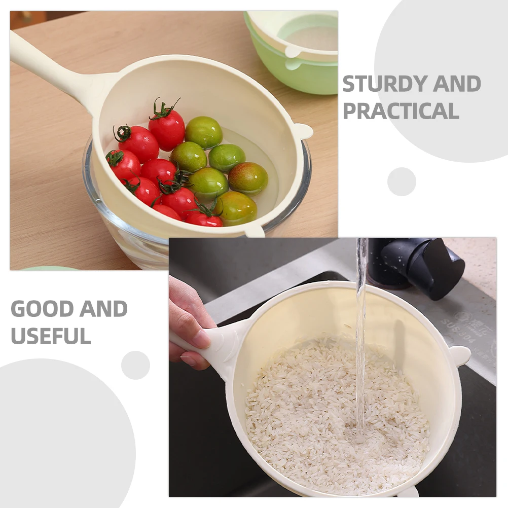 Drainer Kitchen Sink Fruits Washing Sieve Large Fine Mesh Plastic Strainer For Rice Vegetable Washer Multi Purpose Drainage
Drainer Kitchen Sink Fruits Washing Sieve Large Fine Mesh Plastic Strainer For Rice Vegetable Washer Multi Purpose Drainage