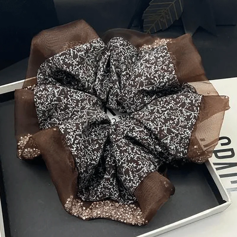 Корейская винтажная резинка для волос с цветочным узором и стразами, объемная, в стиле «ленивый шик», для женщин
Корейская винтажная резинка для волос с цветочным узором и стразами, объемная, в стиле «ленивый шик», для женщин