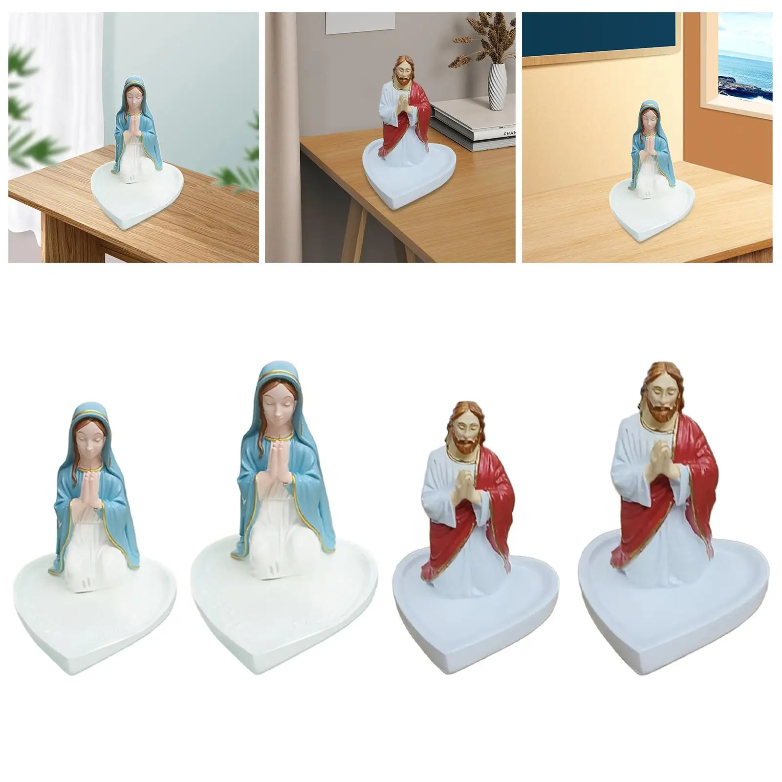 Rosary Holder Multipurpose Elegant Praying Statue Jewelry Tray Jewelry Storage Tray for Bracelets Necklaces Earrings Stores Home
Rosary Holder Multipurpose Elegant Praying Statue Jewelry Tray Jewelry Storage Tray for Bracelets Necklaces Earrings Stores Home