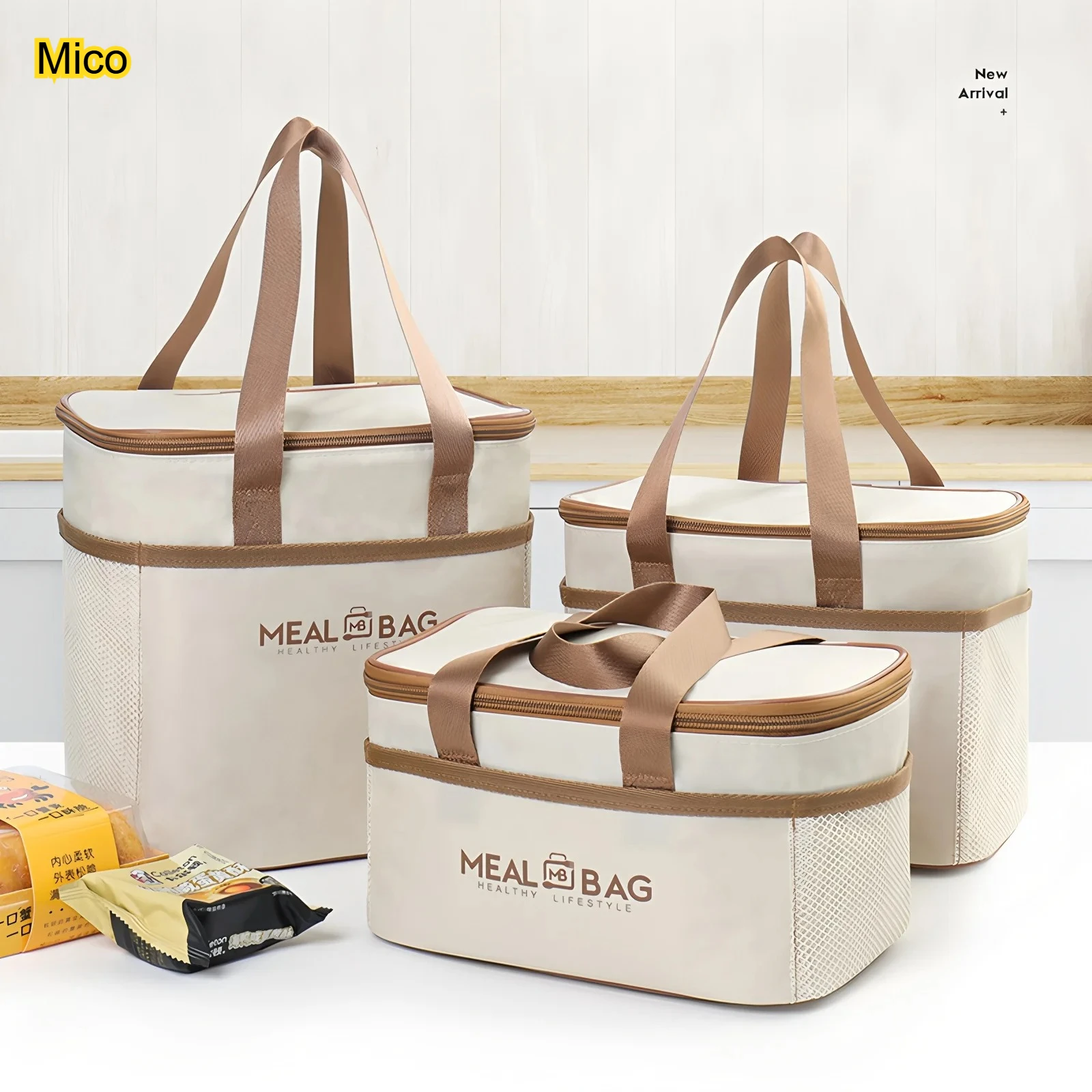 Waterproof Insulated Thermal Lunch Tote, Aluminum Lined Food Storage Bag, Portable Cooler Bag, S/M/L Sizes
Waterproof Insulated Thermal Lunch Tote, Aluminum Lined Food Storage Bag, Portable Cooler Bag, S/M/L Sizes