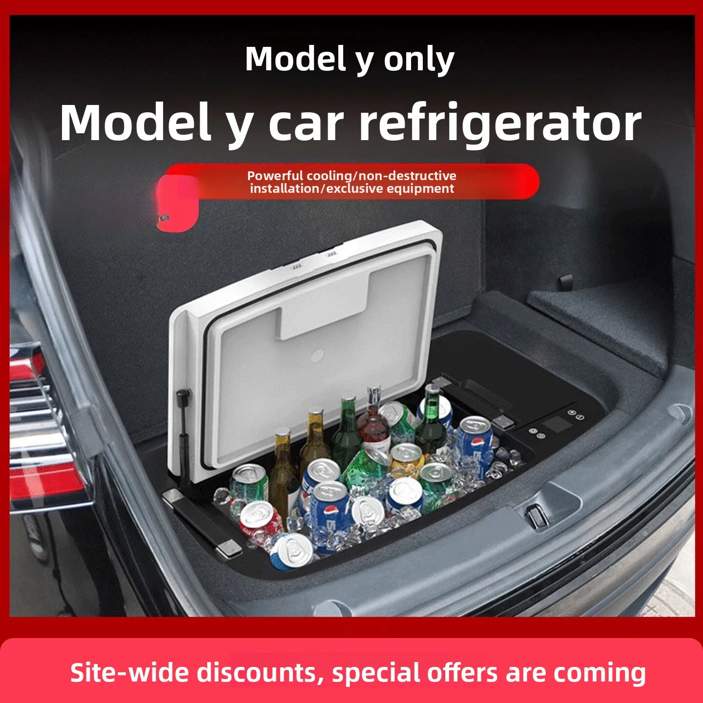Suitable for Tesla refresh modelY/3/X car refrigerator 12V refrigeration and preservation commercial storage modification
Suitable for Tesla refresh modelY/3/X car refrigerator 12V refrigeration and preservation commercial storage modification