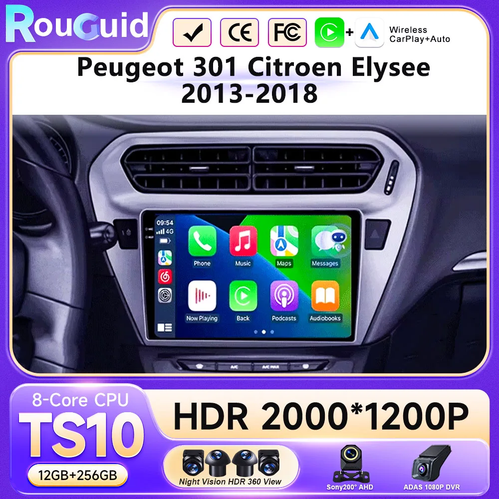 Android 16 Car Radio For Peugeot 301 Citroen Elysee 2013 2014 2015 2016 2017 2018 Multimedia Player Stereo Carplay 2din Audio BT
Android 16 Car Radio For Peugeot 301 Citroen Elysee 2013 2014 2015 2016 2017 2018 Multimedia Player Stereo Carplay 2din Audio BT