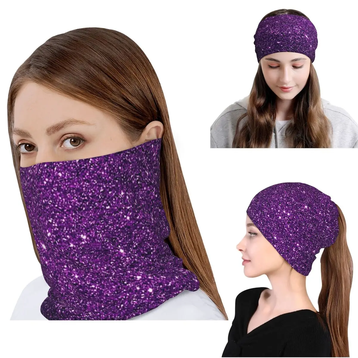 Gradient Purple Glitter Pattern Bandana Neck Gaiter Mask Scarf Warm Face Mask Beanies Hat Unisex Adult All Season
Gradient Purple Glitter Pattern Bandana Neck Gaiter Mask Scarf Warm Face Mask Beanies Hat Unisex Adult All Season