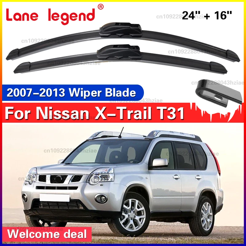 Wiper LHD Front Wiper Blades Set For Nissan X-Trail T31 2007 - 2013 2008 2009 2010 2011 Windshield Windscreen Window 24"+16"
Wiper LHD Front Wiper Blades Set For Nissan X-Trail T31 2007 - 2013 2008 2009 2010 2011 Windshield Windscreen Window 24"+16"