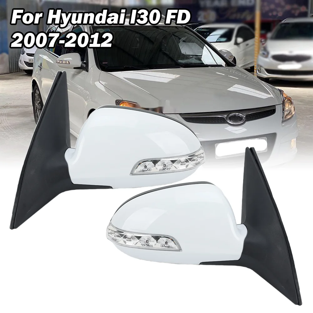 5 Pin Side Door Mirror Assembly For Hyundai I30 FD 2007-2012 White Primer With Turn Signal Light Rearview Mirror Car Accessories
5 Pin Side Door Mirror Assembly For Hyundai I30 FD 2007-2012 White Primer With Turn Signal Light Rearview Mirror Car Accessories
