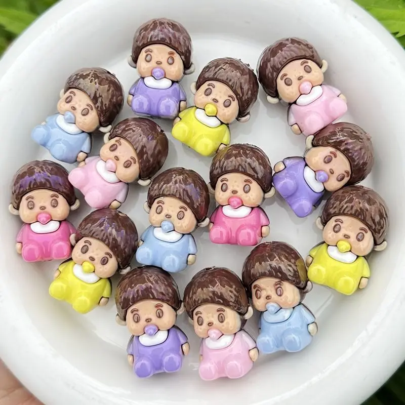 Cartoon silicone figurine with through-hole beaded DIY mobile phone chain keychain handmade accessory beaded pen materials
Cartoon silicone figurine with through-hole beaded DIY mobile phone chain keychain handmade accessory beaded pen materials