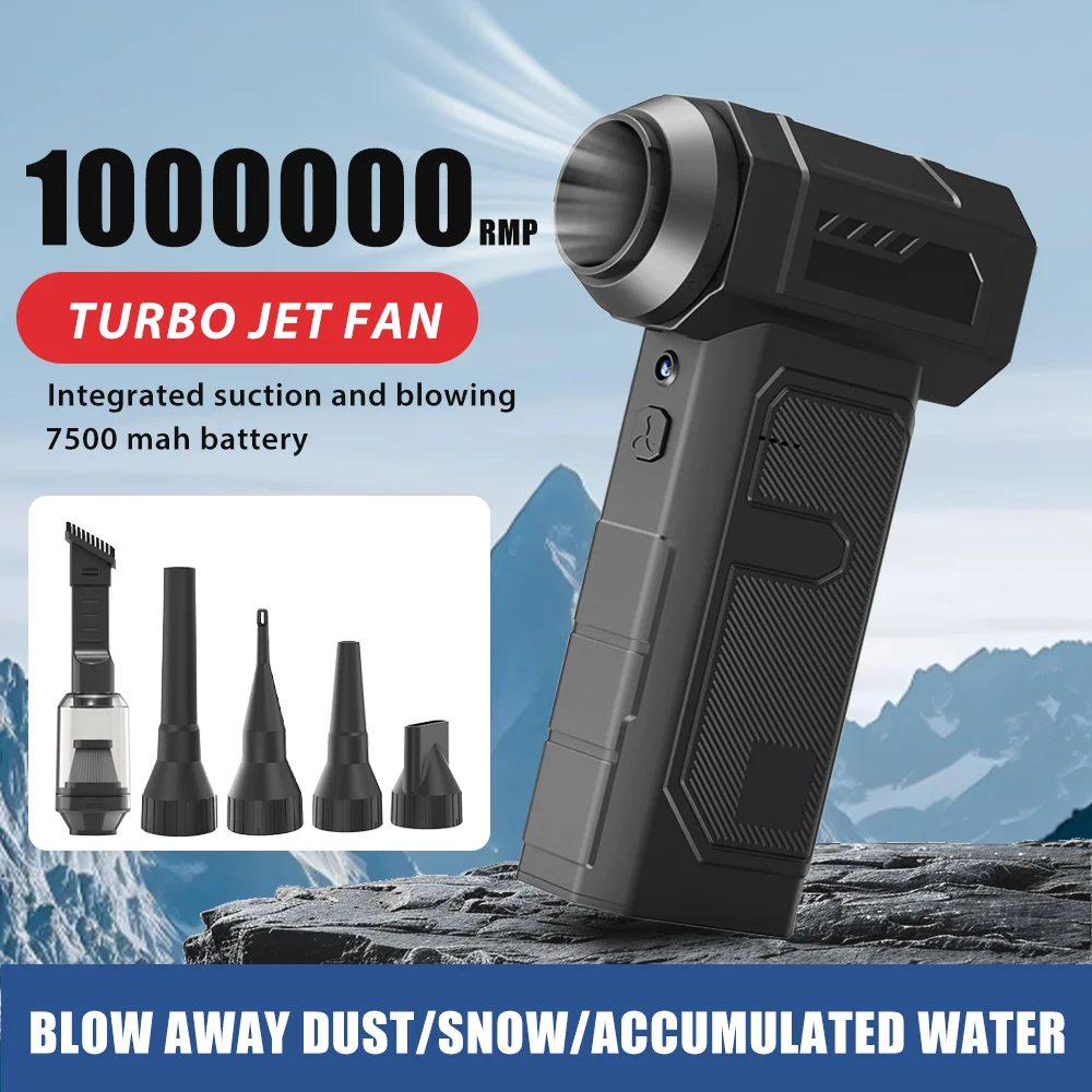 300 Вт беспроводной струйный вентилятор 1000000 об/мин бесщеточный двигатель турбоструйный вентилятор автомобильный пылесос 52 м/с уличный портативный вентилятор сухой вентилятор для листьев
300 Вт беспроводной струйный вентилятор 1000000 об/мин бесщеточный двигатель турбоструйный вентилятор автомобильный пылесос 52 м/с уличный портативный вентилятор сухой вентилятор для листьев