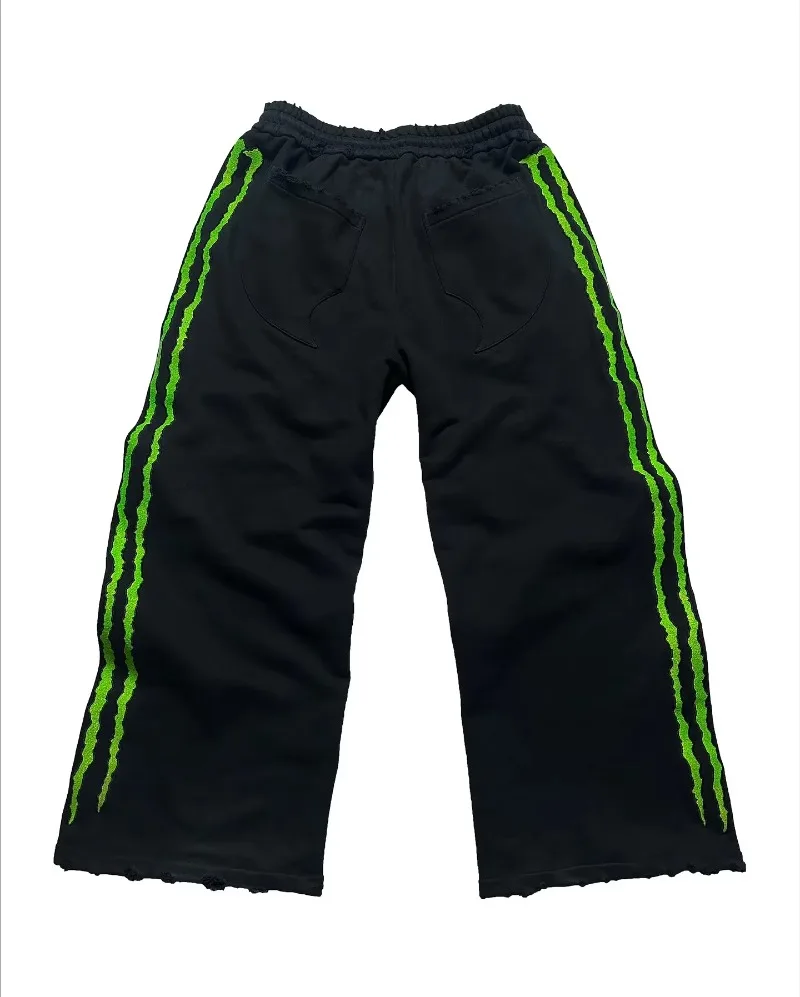 Hip Hop Personality Glow Claw Pants Triple Stripe Fluorescence Sweatpants Y2K Streetwear Casual Pants Cotton Drawstring Joggers
Hip Hop Personality Glow Claw Pants Triple Stripe Fluorescence Sweatpants Y2K Streetwear Casual Pants Cotton Drawstring Joggers