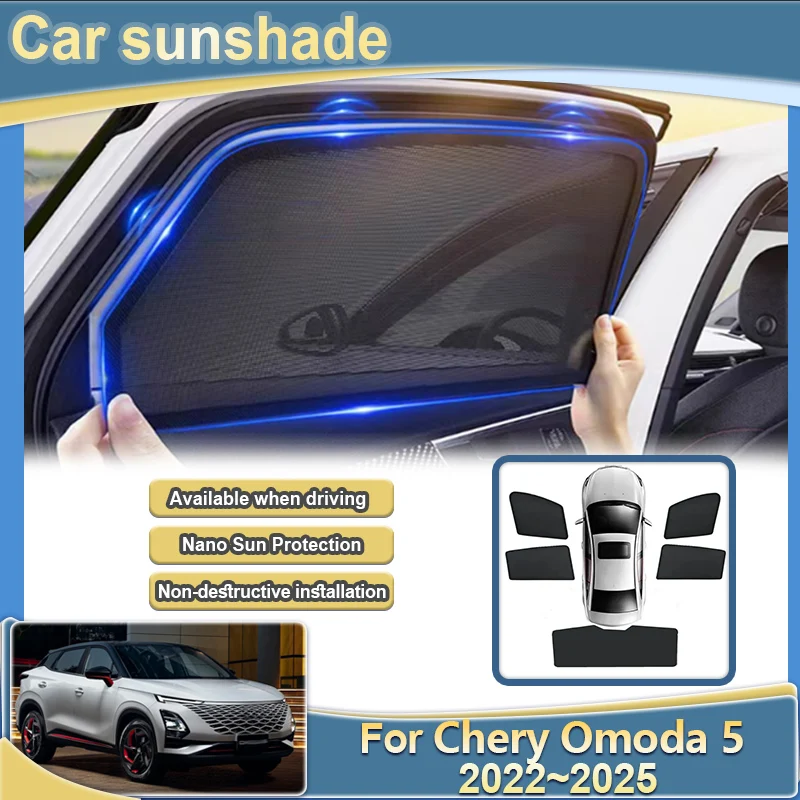 Для Chery Omoda 5 C5 EX 2022 2023 2024 2025 авто сетчатый солнцезащитный козырек, защита от ультрафиолета, блокирующий свет, козырек конфиденциальности, автомобильные аксессуары
Для Chery Omoda 5 C5 EX 2022 2023 2024 2025 авто сетчатый солнцезащитный козырек, защита от ультрафиолета, блокирующий свет, козырек конфиденциальности, автомобильные аксессуары