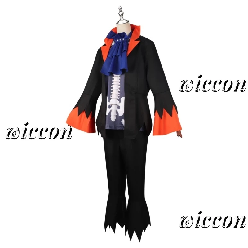 Brook Cosplay Mask Wig Hat Skull Printing Skeleton Uniform Coat Halloween Suit for Women Men
Brook Cosplay Mask Wig Hat Skull Printing Skeleton Uniform Coat Halloween Suit for Women Men