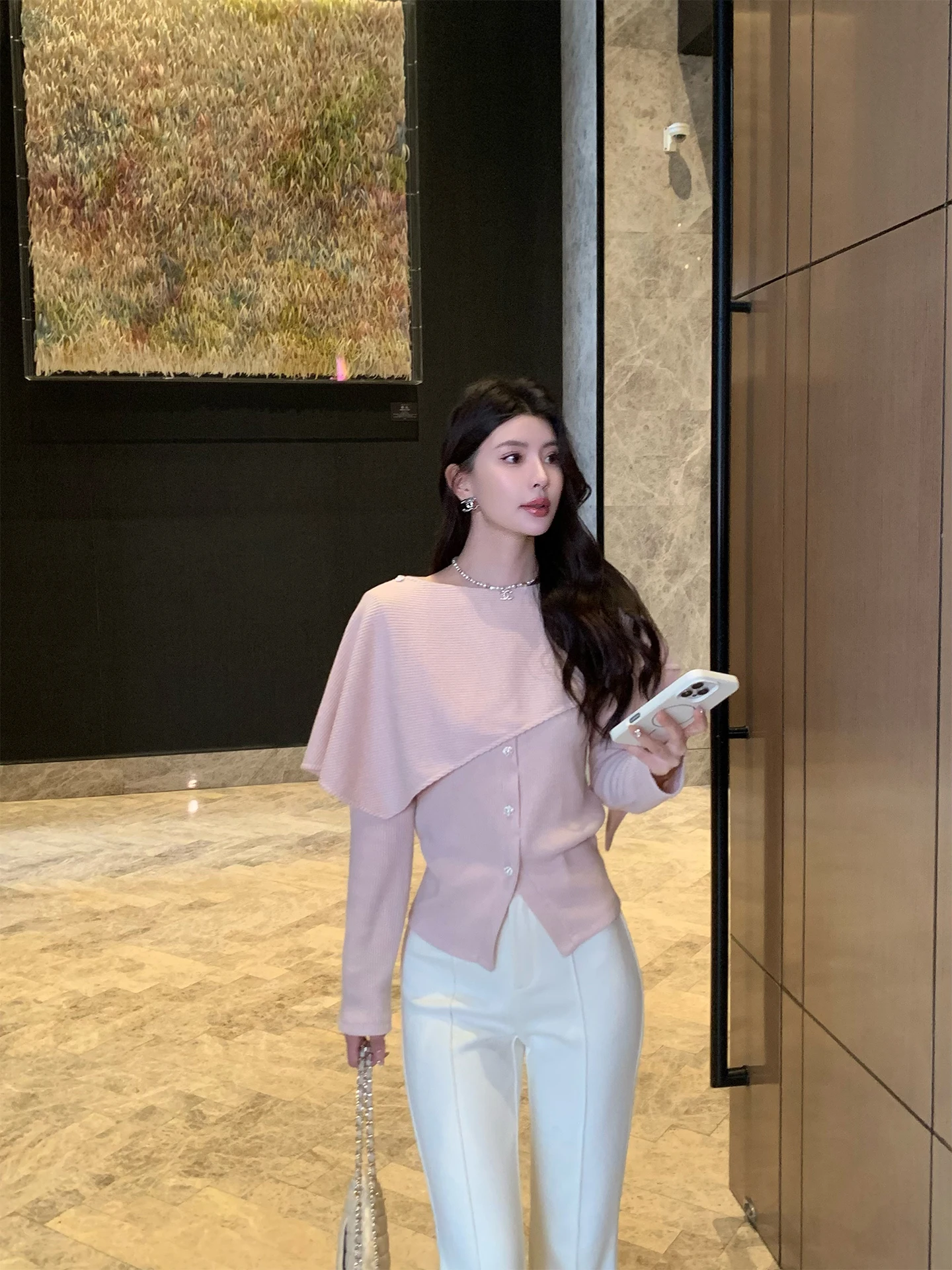 Kun Total Women's Pink Knitted Sweater Slimming Ele Design Early Spring Faionable Top Quali Material Long Sve
Kun Total Women's Pink Knitted Sweater Slimming Ele Design Early Spring Faionable Top Quali Material Long Sve